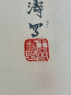 A box with two albums containing 200 woodblocks, 48 of which after Qi Baishi and 38 after Zhang Daqian, Rong Bao Zhai studio, Beijing, 1955 — foto 35