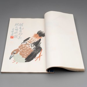 A box with two albums containing 200 woodblocks, 48 of which after Qi Baishi and 38 after Zhang Daqian, Rong Bao Zhai studio, Beijing, 1955 — foto 10