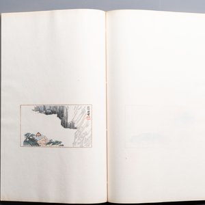 A box with two albums containing 80 woodblocks, 32 of which after Qi Baishi, Rong Bao Zhai studio, Beijing, 1955 — photo 20