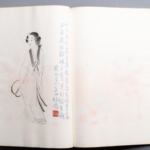 A box with two albums containing 80 woodblocks, 32 of which after Qi Baishi, Rong Bao Zhai studio, Beijing, 1955 — photo 23