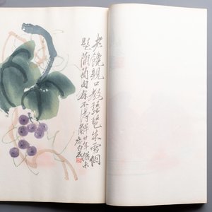 A box with two albums containing 80 woodblocks, 32 of which after Qi Baishi, Rong Bao Zhai studio, Beijing, 1955 — photo 25