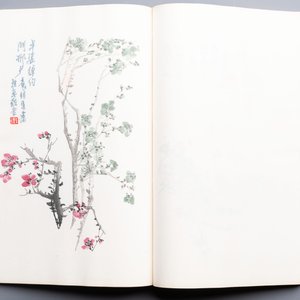 A box with two albums containing 80 woodblocks, 32 of which after Qi Baishi, Rong Bao Zhai studio, Beijing, 1955 — photo 9