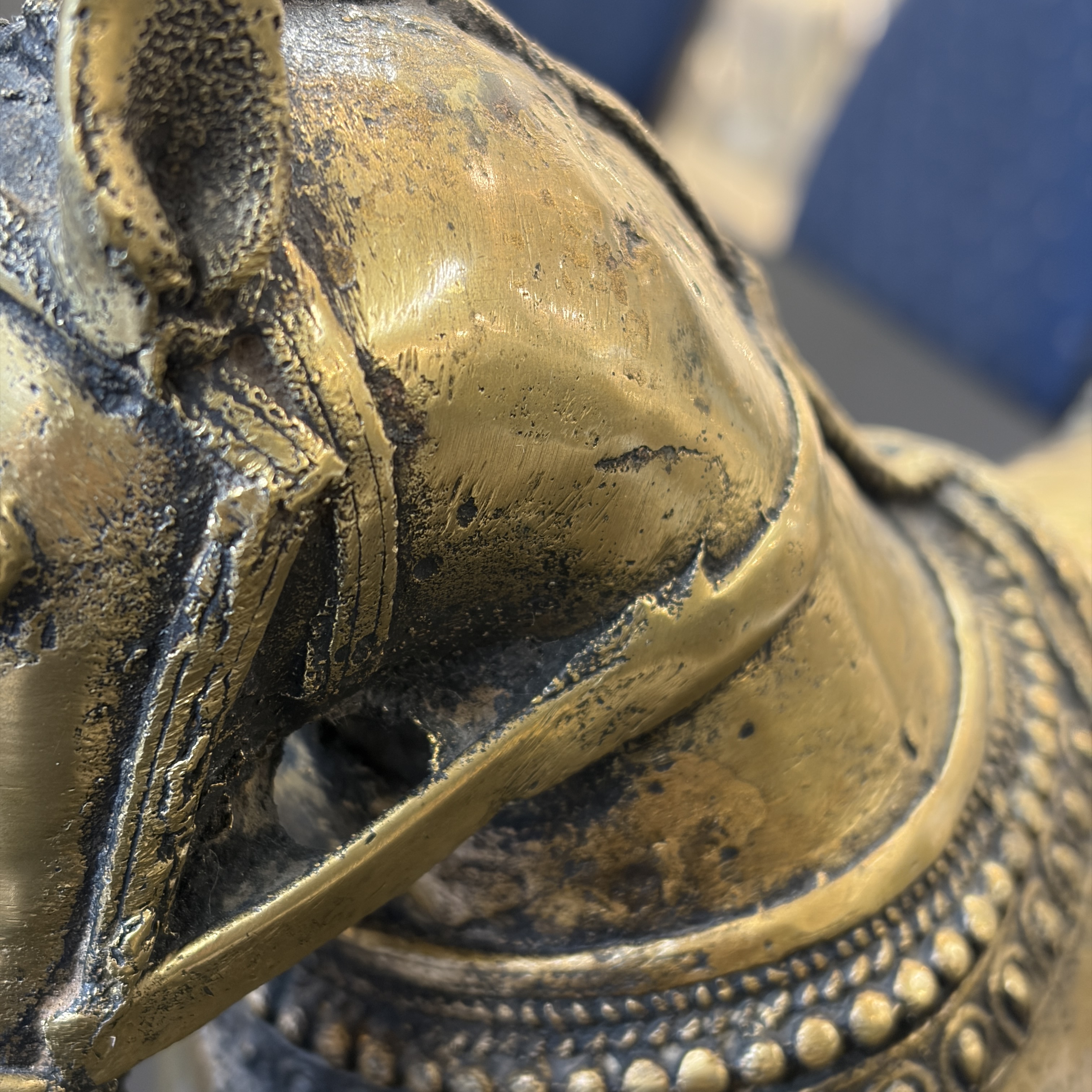 A brass horse on wheels — photo 4