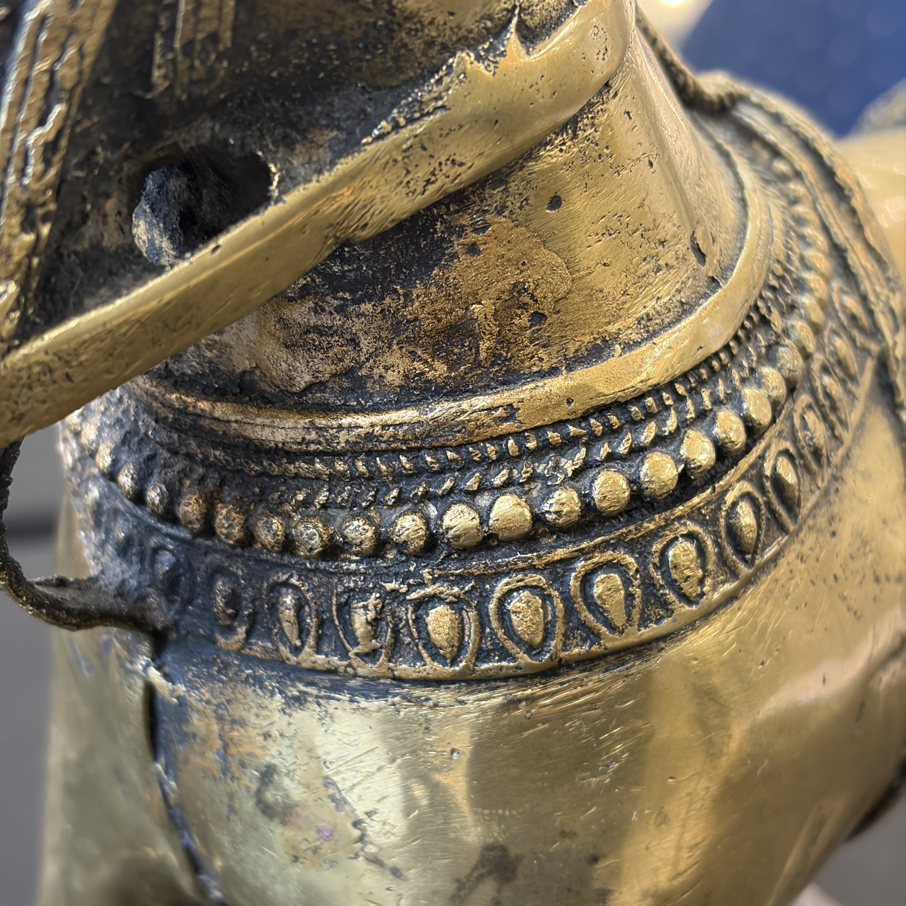 A brass horse on wheels — photo 5