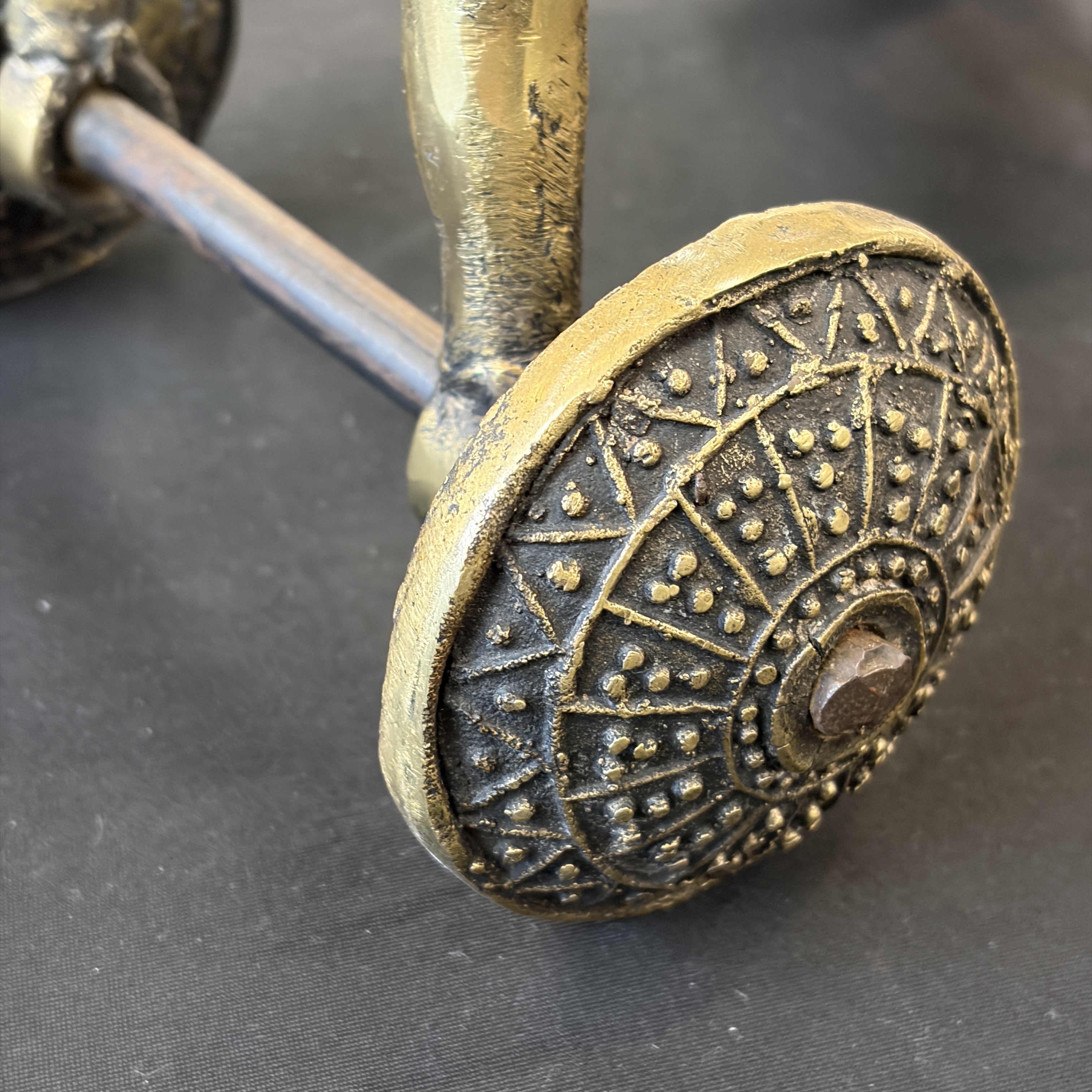 A brass horse on wheels — photo 8