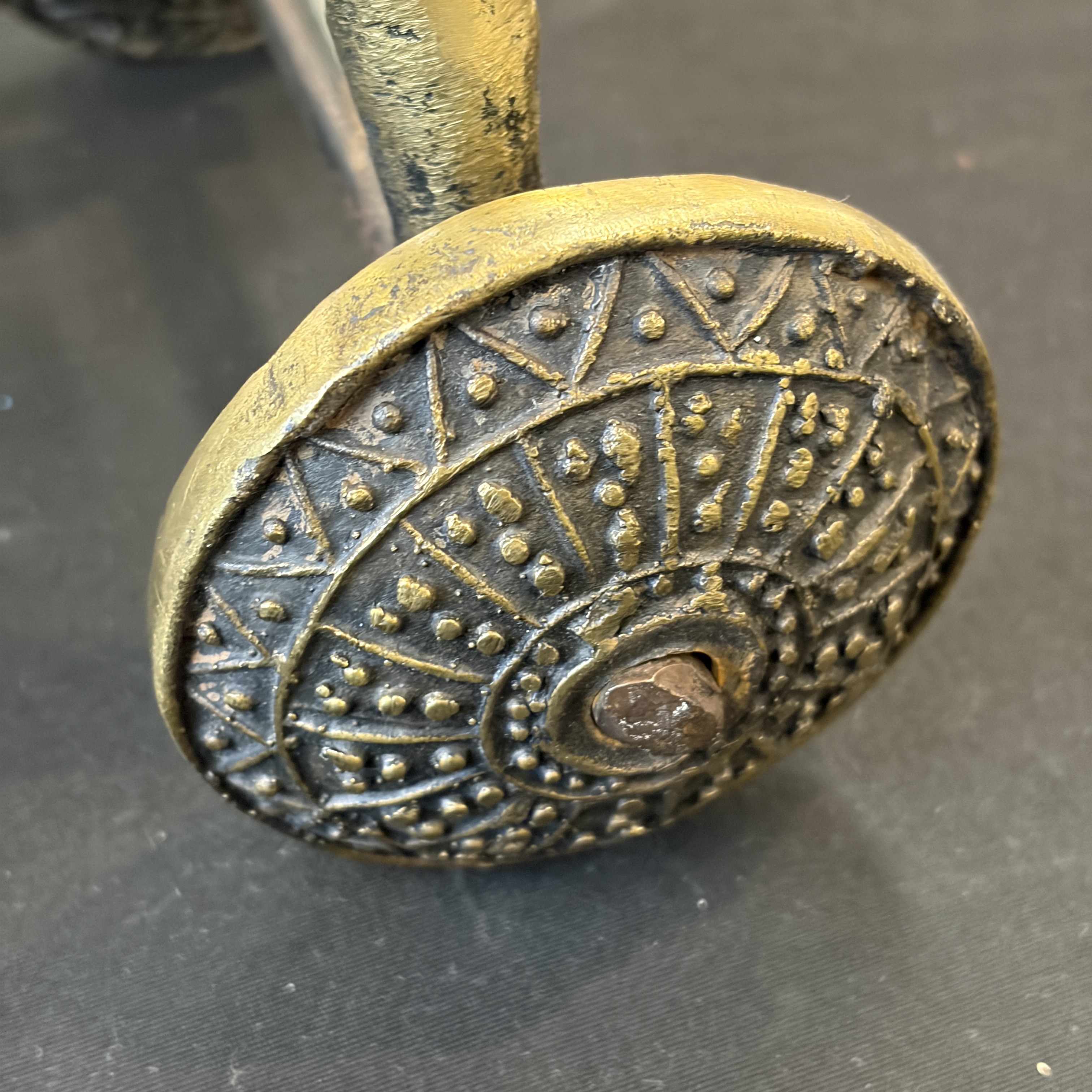 A brass horse on wheels — photo 22