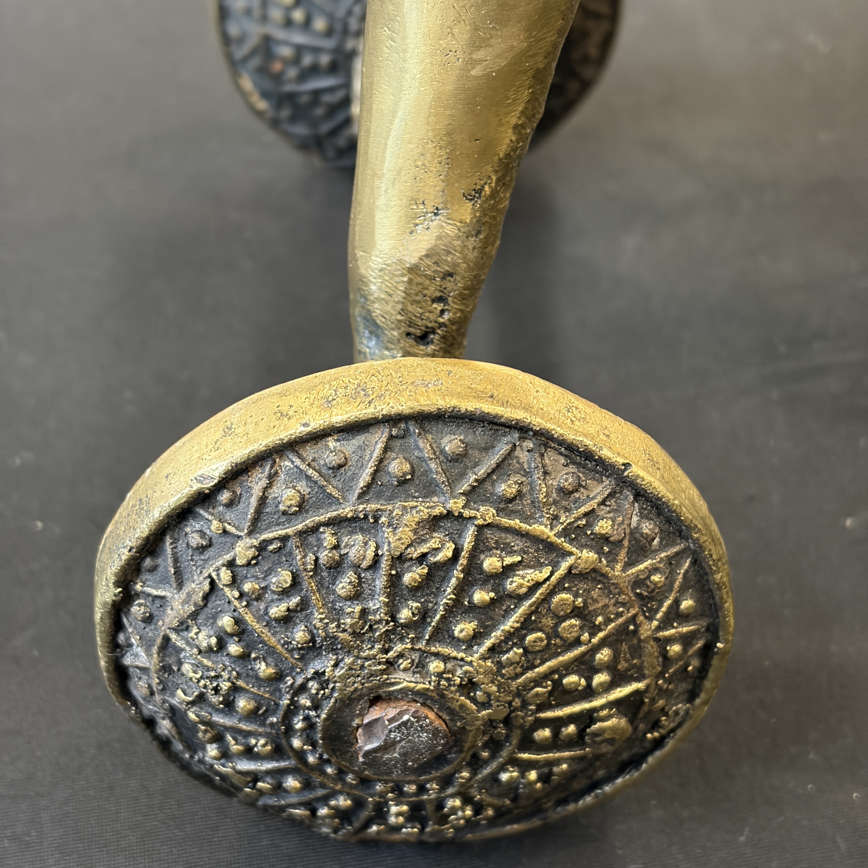 A brass horse on wheels — photo 23