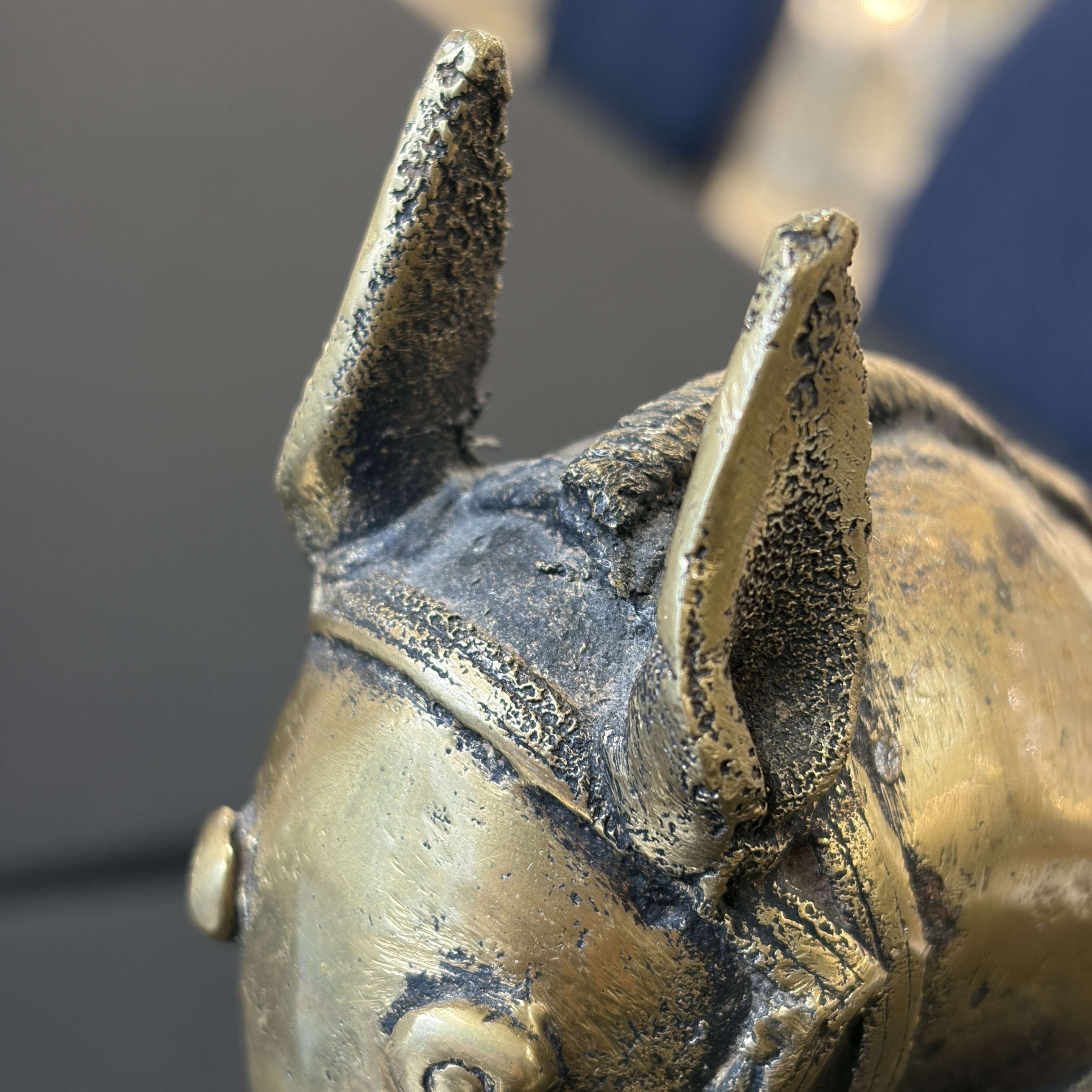 A brass horse on wheels — photo 2
