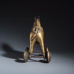 A brass horse on wheels — photo 3