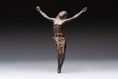 A bronze Corpus Christi, France or Spain, 16/17th C.