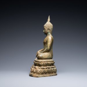 A bronze figure of Buddha, Rattanakosin, Thailand, 19/20th C. — photo 5