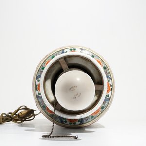 A bronze-mounted Chinese famille verte rouleau vase, transformed into a lamp, 19/20th C. — photo 6