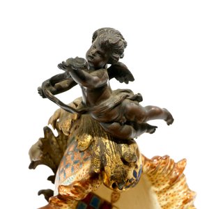 A bronze-mounted Satsuma-style bowl with cherubs, J. Fischer, Budapest, 19th C. — photo 9