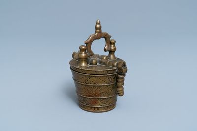 A bronze nest of weights, Nuremberg, Germany, 17th C.