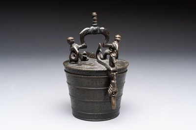 A bronze nest of weights, Nuremberg, Germany, 17th C.