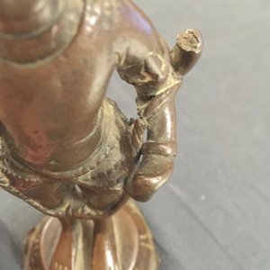 A bronze pilgrimage figure, Northern India, 10-12th C. — 照片 10