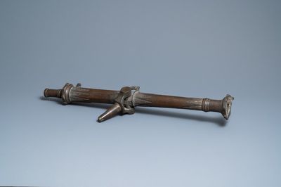 A bronze portable 'Lantaka' cannon, Indonesia or Malaysia, 17/18th C.