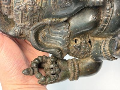A bronze sculpture of Ganesh, 20th C. — photo 5