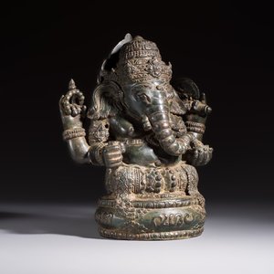 A bronze sculpture of Ganesh, 20th C. — photo 1