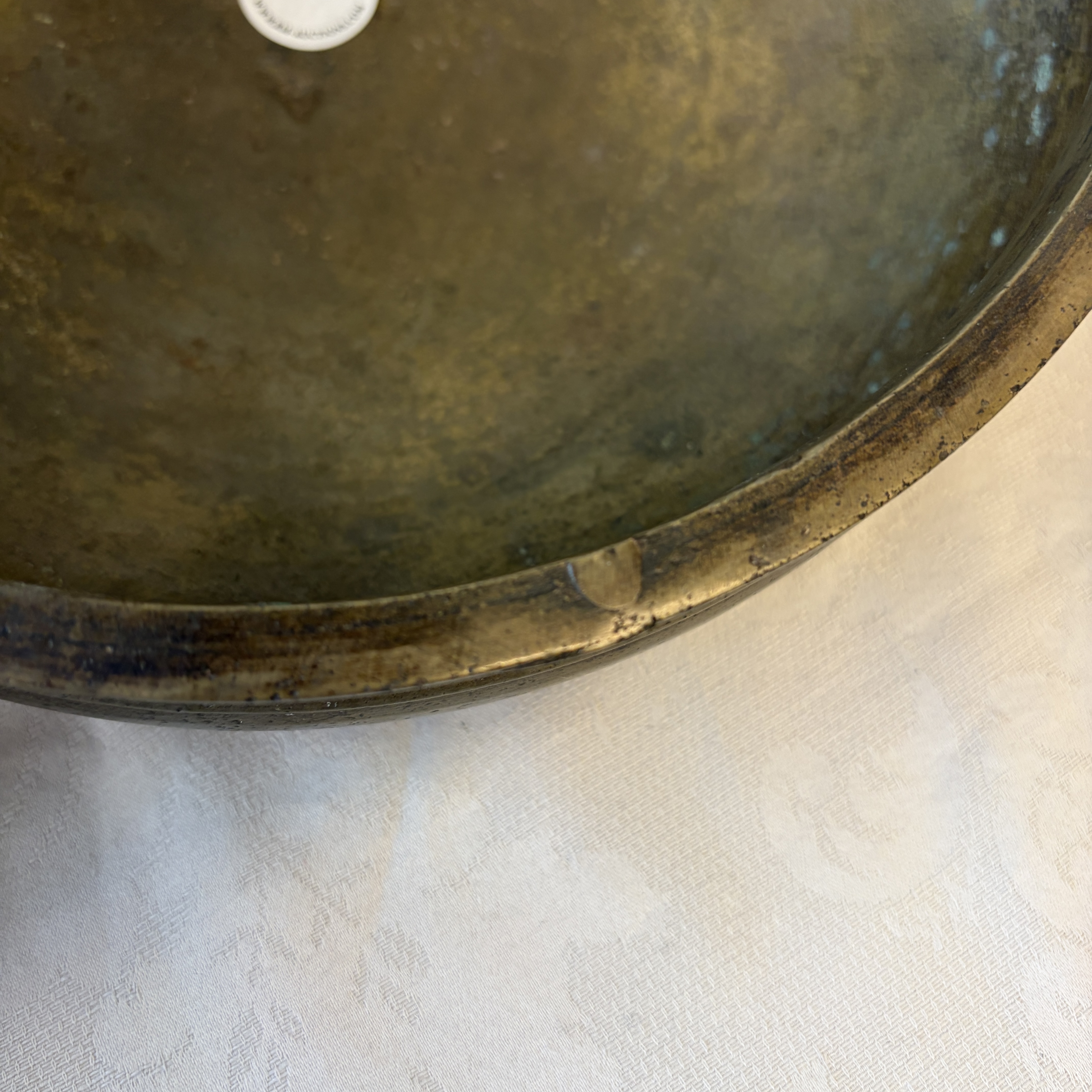 A bronze temple bowl or 'Urli' — photo 6