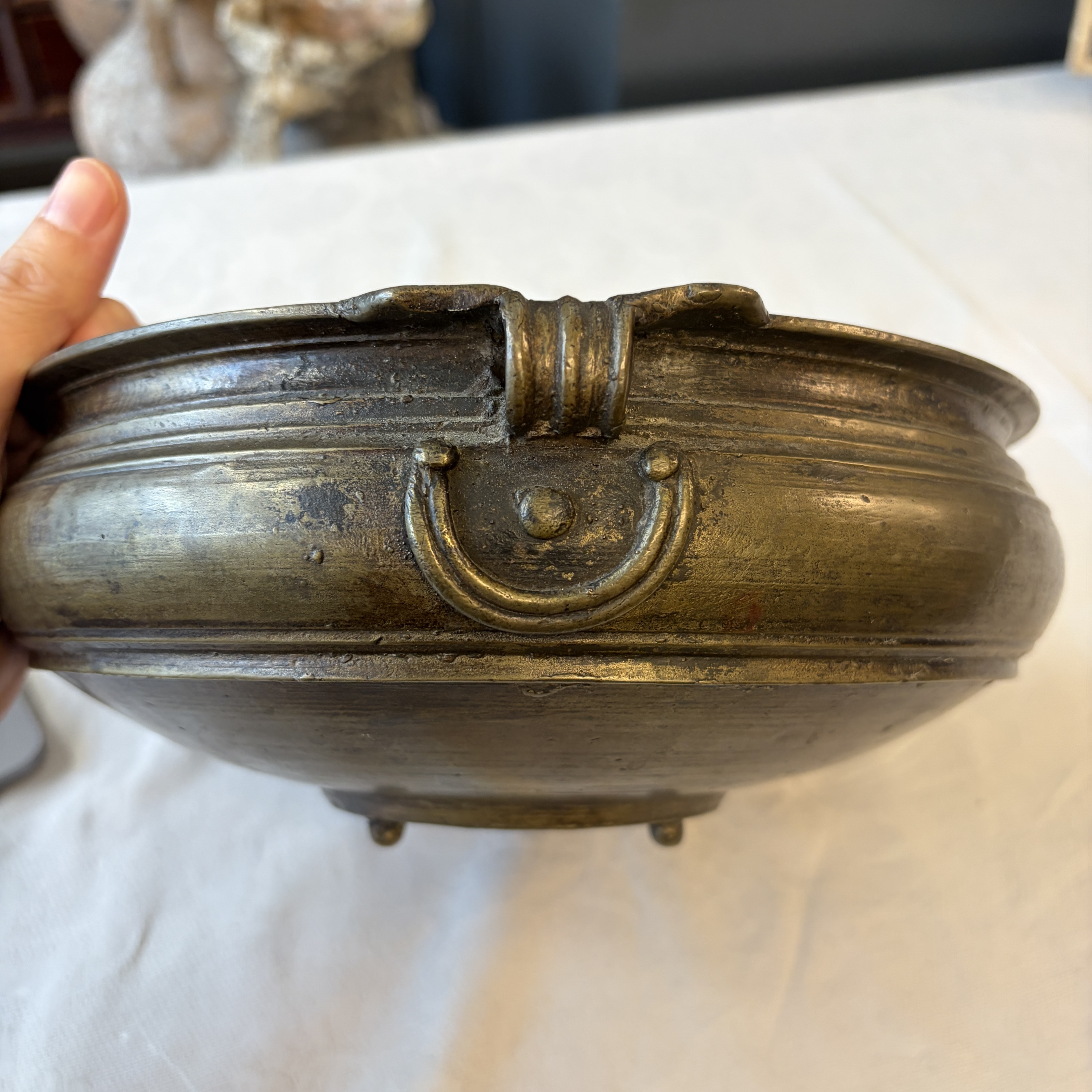 A bronze temple bowl or 'Urli' — photo 14