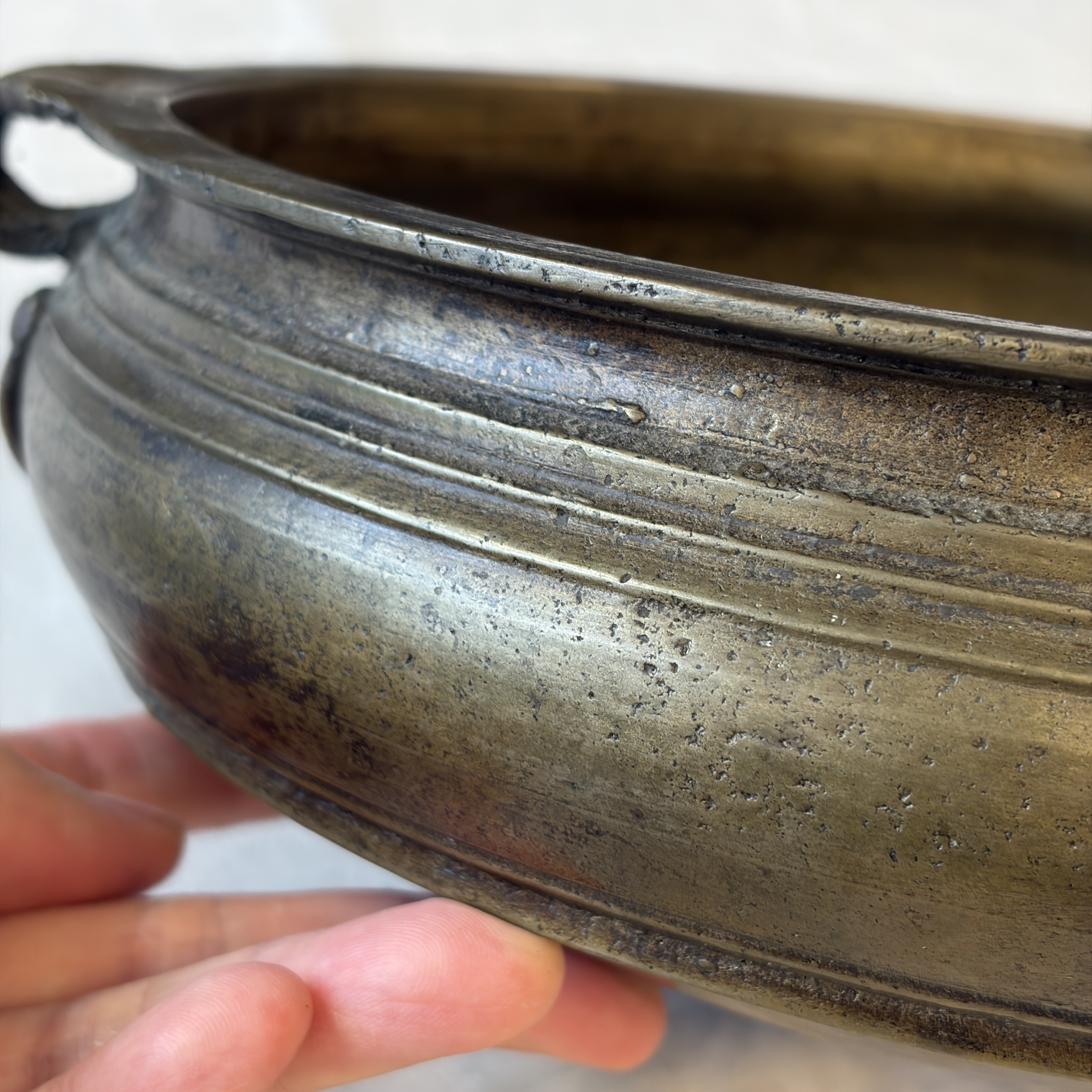 A bronze temple bowl or 'Urli' — photo 19
