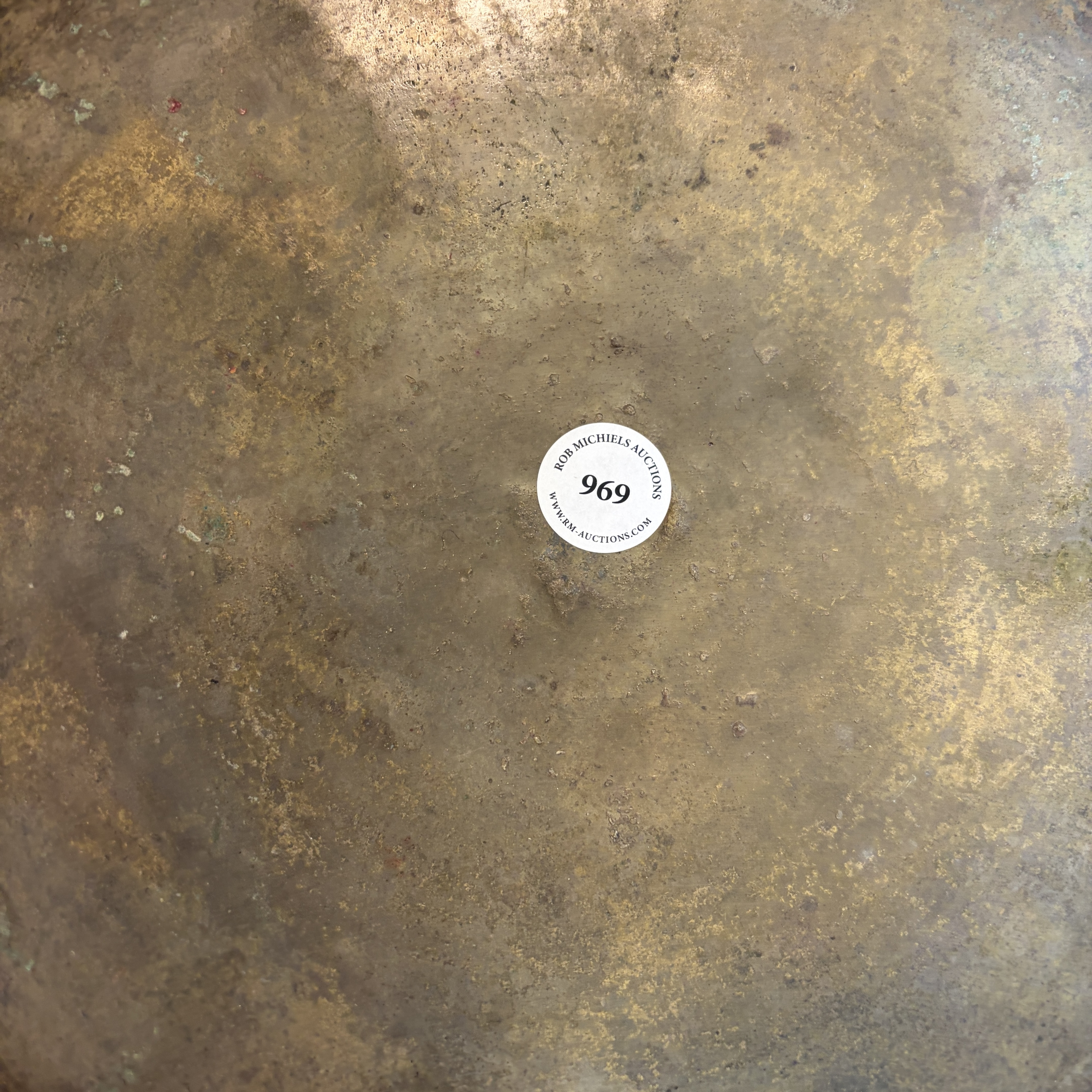 A bronze temple bowl or 'Urli' — photo 2