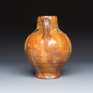 A brown-glazed stoneware jug with the arms of Van Stepradt — photo 3