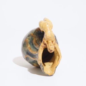 A Bruges art nouveau jug and two figures in Flemish pottery, prob. Vandevoorde workshop, 20th C. — 照片 9