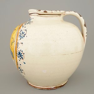 A bulbous Italian maiolica jug, Caltagirone, 18/19th C. — photo 4