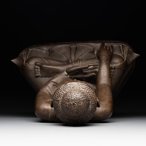 A Burmese bronze Mandalay-style Buddha in bhumisparsha mudra, 18/19th C. — photo 6