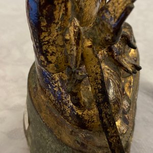 A Burmese lacquered and gilt bronze figure of Buddha, 17/18th C. — 照片 11