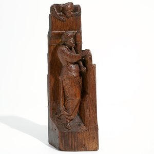 A bystander, retable fragment, oak, Antwerp, 16th C. — 照片 1