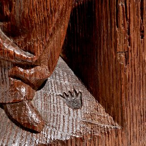 A bystander, retable fragment, oak, Antwerp, 16th C. — 照片 7