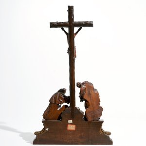 A calvary group, boxwood and walnut, circle of Walter Pompe, Antwerp, 18th C. — 照片 2