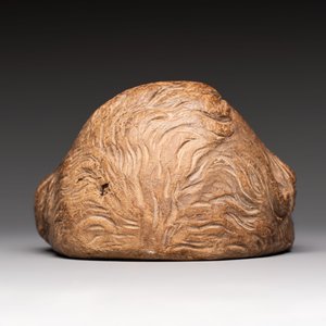 A carved limewood bearded male head, Germany, 18th C. — photo 5