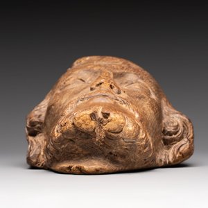 A carved limewood bearded male head, Germany, 18th C. — photo 6