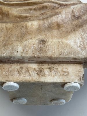 A carved marble 'Vanitas' or 'Memento Mori' bust, Italy, 18th C. — photo 7