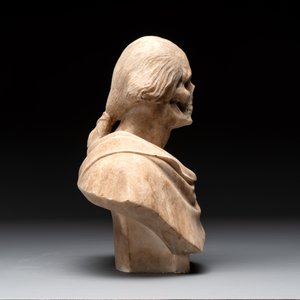 A carved marble 'Vanitas' or 'Memento Mori' bust, Italy, 18th C. — photo 4