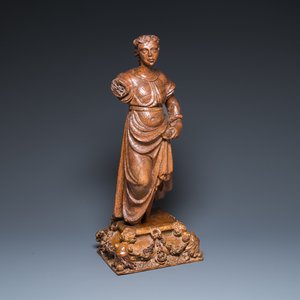 A carved oak sculpture of St. John of Calvary, Flanders, 16th C. — photo 1