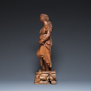 A carved oak sculpture of St. John of Calvary, Flanders, 16th C. — photo 5