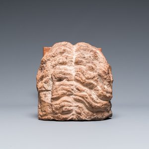 A carved stone head of a bearded man, 15/16th C. — 照片 6