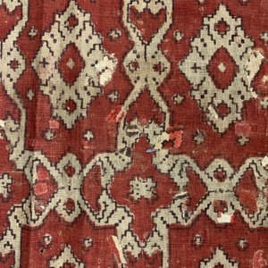 A ceremonial patola ikat sari for the Indonesian market with East India Company-stamps, Gujarat, India, 17th C. — photo 19