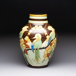 A Charles Catteau for Boch Kéramis 'Parrots' vase, 20th C. — 照片 2