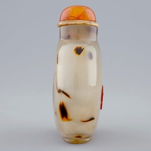 A Chinese agate snuff bottle, 19/20th C. — 照片 2