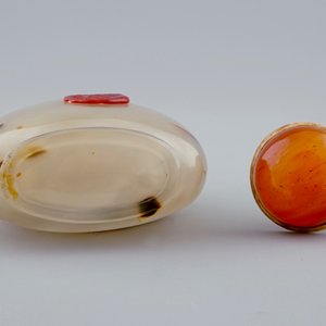 A Chinese agate snuff bottle, 19/20th C. — 照片 6