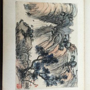A Chinese album of watercolor drawings and calligraphy, 19/20th C. — photo 7