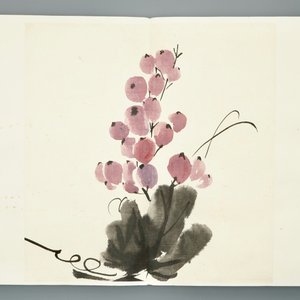 A Chinese album with paintings of blossoming branches, 20th C. — photo 4