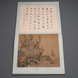 A Chinese album with various figural paintings and calligraphy, signed Wu Shan 吴珊, dated 1904 — 照片 11