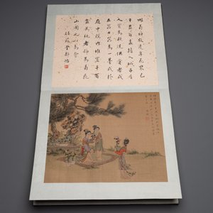 A Chinese album with various figural paintings and calligraphy, signed Wu Shan 吴珊, dated 1904 — 照片 12